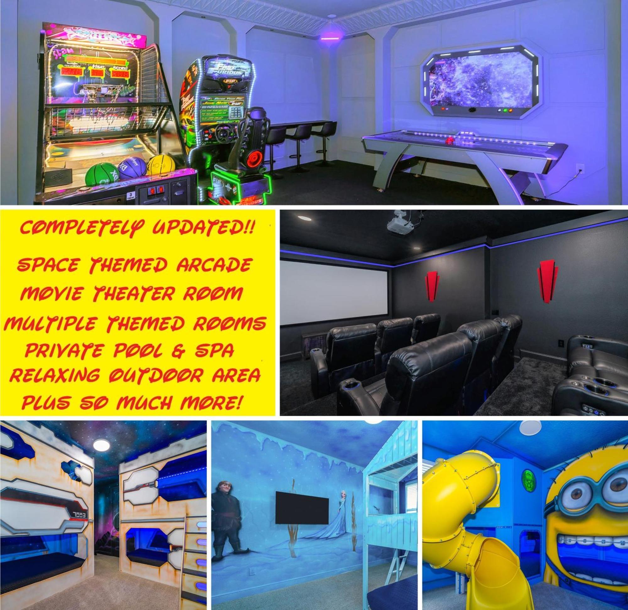 Epic Family Fun! Games & Theme Room, Pool - Encore Resort, Near Disney Orlando Exterior foto